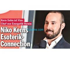 Niko Kerns Esoterik Connection; Ex Kanzler Kerns Sohn ist der Vizechef von EsoterikVerein;