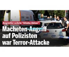 Stoppt den Terror Wahnsinn in Europa, jetzt wieder ein Attentat auf 2 Polizistinen!