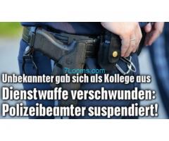 man einem Unbekannten Polizisten Kollegen in Österreich einfach eine Dienstwaffe aushändigt!