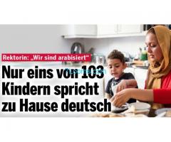 Der Supergau in deutschsprachigen Schulen! Nur eines von 103 Kindern spricht zu Hause deutsch!