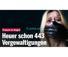 Österreichs Frauen in Angst, heuer schon 443 Vergewaltigungen;
