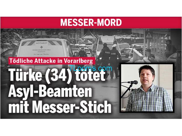 MesserMord in Dornbirn; Türke (34) tötet Chef vom Sozialamt der Bezirkshauptmannschaft!