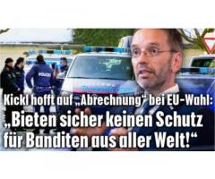 Innenminister von Österreich Hr. Kickl: Wir bieten sicher keinen Schutz für Banditen aus aller Welt!