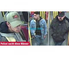 Wir suchen die 3 brutalen Räuber von der U1-Station Oberlaa; 24. Dez. 2018 um 01:30;