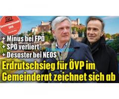 Landtagswahl 2019 in Salzburg Österreich; Minus bei FPÖ; SPÖ verliert; Deaster bei NEOS!