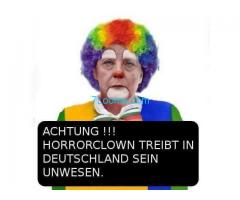 Achtung !!! Horrorclown treibt in Deutschland und Europa sein Unwesen!