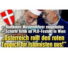 291016 Radikalen Moslemführer der PLO in Wien eingeladen;