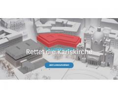 Unterstütze die Petition rettet die Karlskirche Wien; http://www.rettetdiekarlskirche.at/