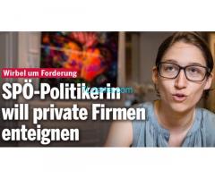 Noch SPÖJungPolitikerin Fr. Julia Herr will private Firmen enteignen! Die LinksLinke outet sich!