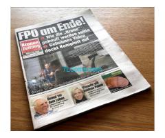 FPÖ am Ende Titelblatt der KronenZeitung nach Gudensus und Straches Ibzia Afäre!