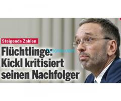 Flüchtlingszahen in Österreich am steigen, Innenminister a.D. Kickl kritisiert seinen Nachfolger!