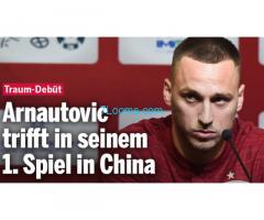 Super Einstand für Marko Arnautovic in Shanghai er trifft gleich einmal das Tor!!!