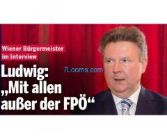 Nicht gewählter Bürgermeister Michael Ludwig noch SPÖ, schließt undemokratisch FPÖ aus!