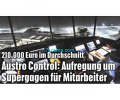 210.000 Euro im Schnitt für die Supergagen der österreichischen Austro Control !!!