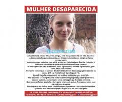 Wir suchen die 28 jährige Julia Weinert; zuletzt gesehen in Portugal, Algarve, Pedralva;