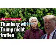 Greta Thunberg will US Präsident Donald Trump nicht treffen, Zeitverschwendung!