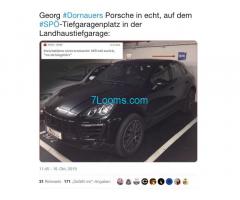 Ein echter SOZI Österreichischer Sozialist fährt Porsche; Damit die Arbeitsplätze erhalten bleiben!