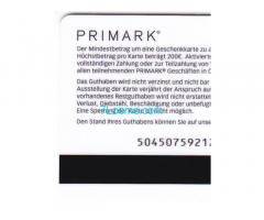 Primark Amazing Fashion, Amazing Prices; Türkis; Gutschein Karte 2019; Österreich;