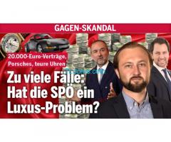 Zuviele Skandale in der SPÖ; Hat die SPÖ mehrere Luxus-Probleme? Porsche Fahren; Hohe Gagen?