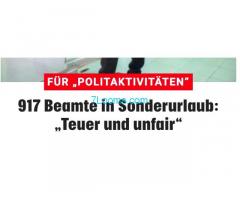 917 Beamte des Wiener Magistrates für Politaktivitäten frei gestellt auf Kosten der Steuerzahler!