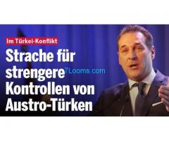 120317 Strache für strengere Kontrolle für Austro Türken!