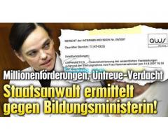 Neue Ministerin Hammerschmidt der SPÖ und schon wieder Korruptionsstaatsanwalt am ermitteln!