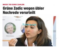 Grüne Abgeordnete Alma Zadic ist am Wiener Straflandesgericht wegen übler Nachrede verurteilt worden