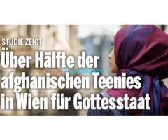 Über die Hälfte der afghanischen Teenies in Wien ist für einen Gottesstaat !