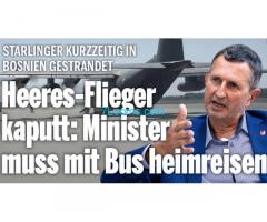 Der nicht gewählte Verteidigungsminster Starlinger mußte Busfahren na und?