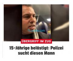 Fahndung nach sexuellen Belästiger vom 26. September 2019 im Zug bei Wiener Neustadt!