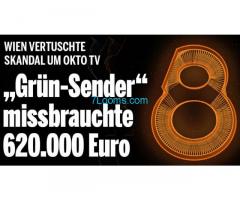 Grün-Sender Okto TV missbrauchte 620.000,- Euro Wien hat alles vertuscht!