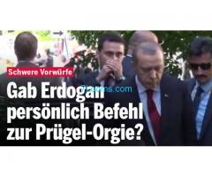 Erdogans Schergen knüppeln selbst in Washington die Opsition! Irre die Typen!