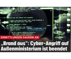 Fake News vom Aussenministerium angeblicher Cyber-Angriff beendet um Angst zu machen!