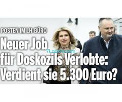 Burgenländischer SPÖ Postenschacher in der Familie Doskozil Ohne Ausschreibung nur für Verlobte!