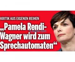 BundesGeschäftsfüherin der SPÖ Fr. Dr. Pamela Rendi Wagner wird zum Sprachautomaten....