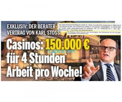 Der Casino Austria BeraterVertrag von Karl Stoss; 150.000,- für 4 Stunden Arbeit pro Woche!