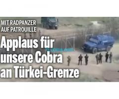 Applaus für die österreichische Cobra beim Aussen-Grenzschutz in Griechenland zur Türkei!