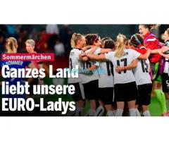 Das ganze Land Oesterreich liebt seine EURO Maedels das Frauen National Team!