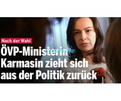 Die beste Entscheidung für uns österreichische Bürger der Rücktritt von Karmasin!