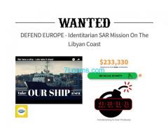 Unterstütze DEFEND EUROPE Jetzt; Identitärische SAR Mission an der lybischen Küste!