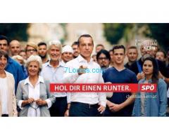 Bundeskanzler Kern, HOL DIR EINEN RUNTER ; SPÖ; sozialistische Partei Österreich;