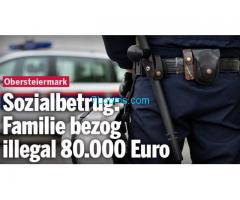 SozialBetrüger aus dem Kosovo; Familie bezog illegal 80.000,- Euro;