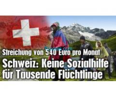 Endlich klares Signal keine SozialHilfe für Invasoren in der Schweiz!