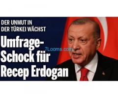 Der Unmut wächst in der Türkei Umfrage-Schock für Recep Erdogan!