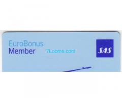 SAS EuroBonus Member Card 2020; StarAlliance;
