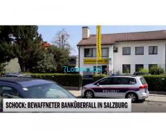 Wir suchen die beiden Bankräuber vom 12.08.20 11:38 bei der Salzburger Raiffeisen-Filiale Liefering!