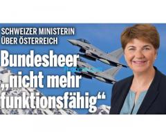 Verteidigungsministerin Viola Amherd der Schweiz sagt: 