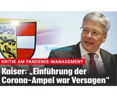 Kärntens Kaiser hat heftige Kritik am Pandemie-Management der türkis-grünen Regierung geübt.