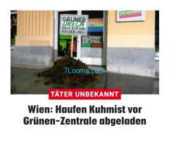 Grüner Dreck!!! Raus aus der österreichischen Regierung!