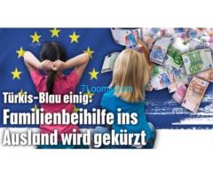 Nach jahre langem Missbrauch durch die SPÖ wird nun die Familienbeihilfe im Ausland angepasst!;
